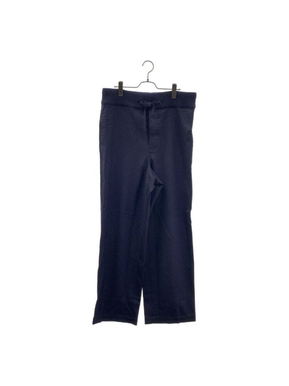 Loewe Wool Gabardine Wide Easy Pants 50 Navy